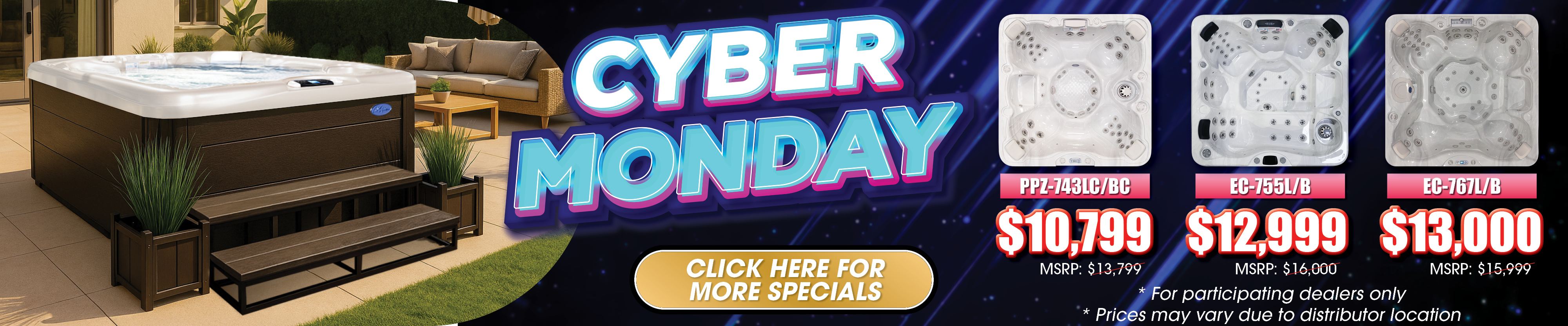 Calspas hot tub being used in a family setting - Edmond